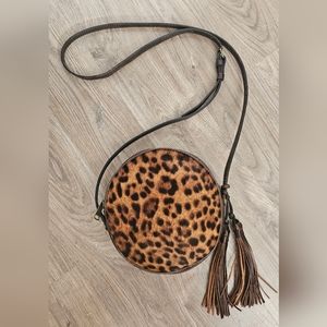 Patricia Nash Leopard Crossbody Bag